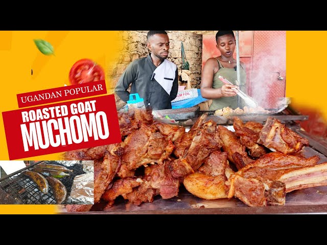 How To Make Ugandan Style Nyama Choma (Roasted Goat Meat) - African Grilled Goat Meat