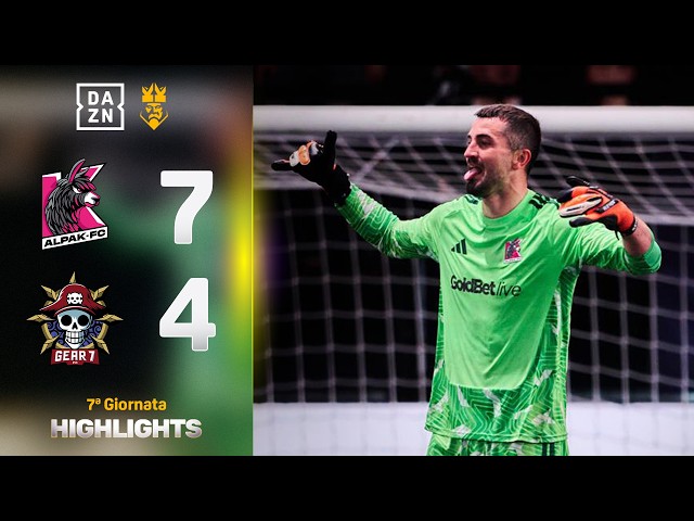 KEAN non basta a MANUUXO, vince il KAPPA: Alpak FC-Gear 7 FC 7-4 | Kings League | DAZN Highlights