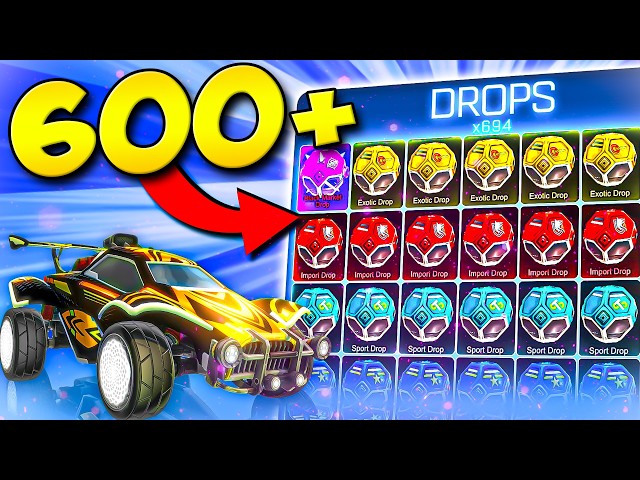 Opening 10 YEARS of Rocket League drops... will I get anything good?