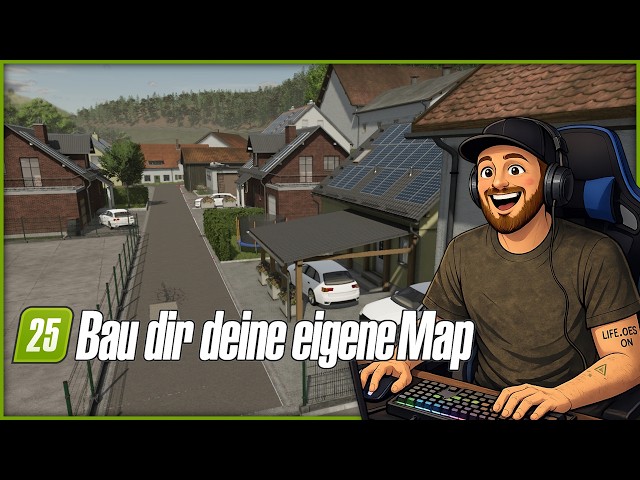 LS25 Folge 48 - Enge Gasse mit Deko bauen  /Bau dir DEINE EIGENE Map