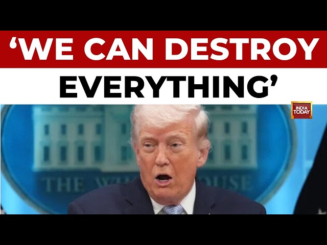 US-Iran War: Trump Issues Final Warning to Iran Before Deadline | War Tension Peaks | India Today