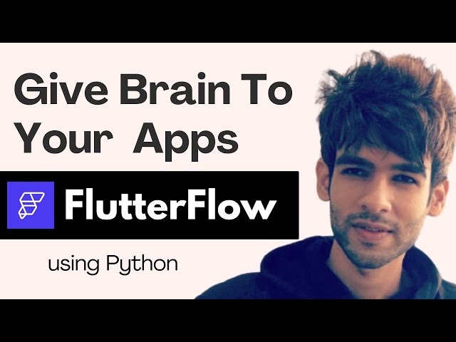 Give Brain To Your FlutterFlow Apps using Python | FlutterFlow Tutorials  🚀🔥