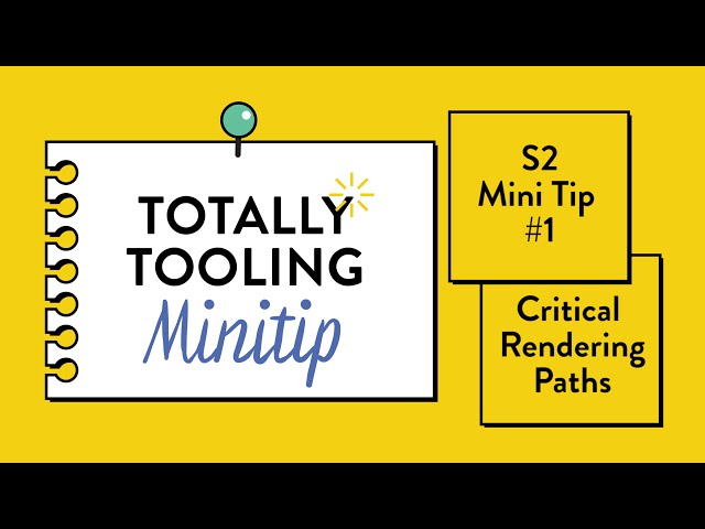 Critical Path CSS, Totally Tooling Tips (S2 Mini Tip #1)