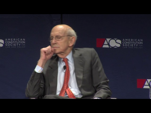 U.S. Supreme Court Justice Stephen Breyer in Conversation with Associate Dean Alan Morrison