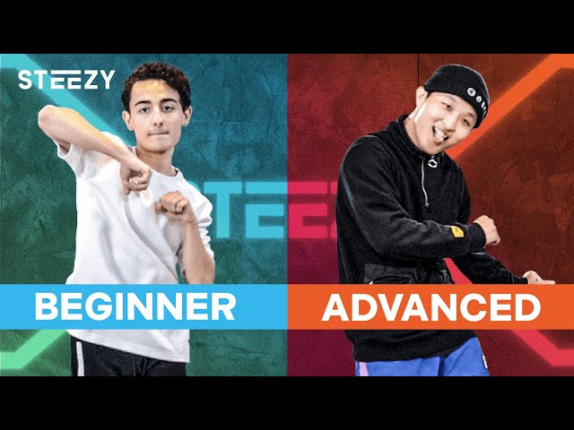 Beginner vs. Advanced Dancer – 2 Levels of Dancers Take The Same Class | STEEZY.CO