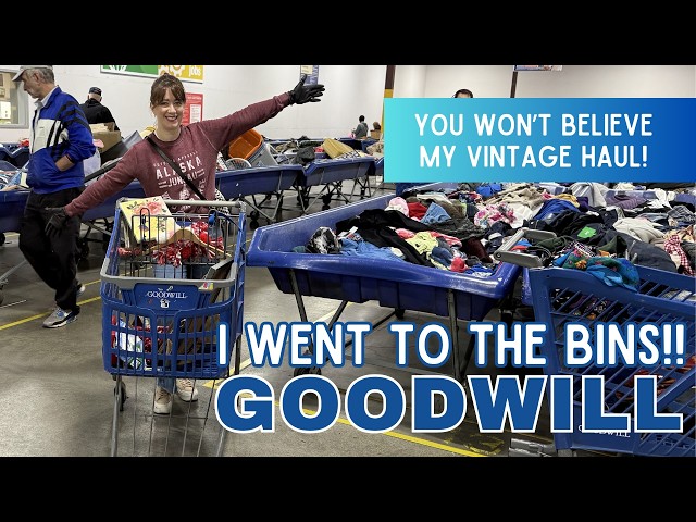 GOODWILL BINS SHOPPING DAY! | One of my BEST hauls this year!