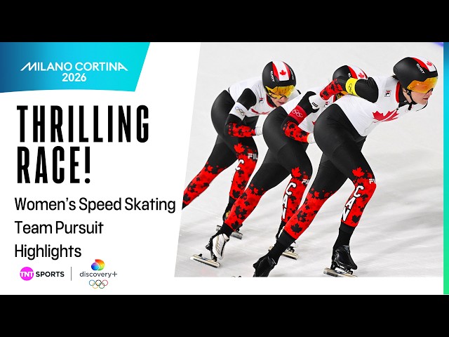 What A Battle! 🔥 | Women’s Speed Skating Team Pursuit | Winter Olympics 2026