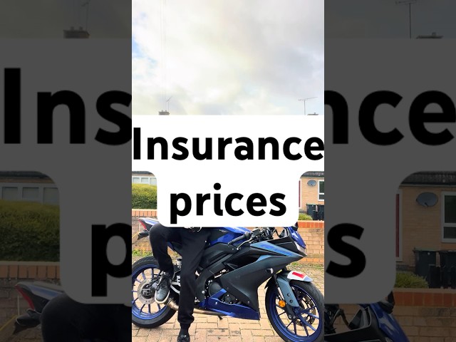 Insurance prices #125cc #motorcycle #bikelife #motorbike