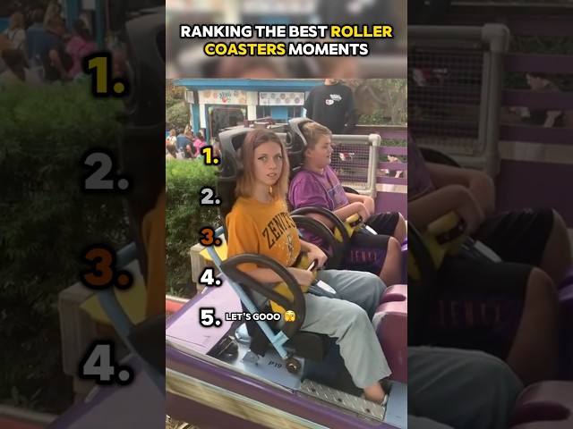Ranking The Best Roller Coasters Moments!