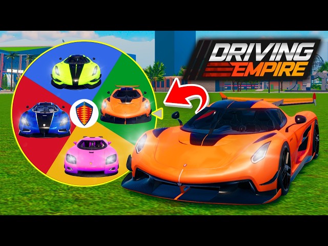 Driving Empire But The WHEELSPIN Picks Our Koenigsegg!