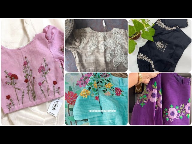 Latest Computer Embroidery Blouses 2026 ||Stunning Machine Work Blouse Designs |#Computer Embroidery