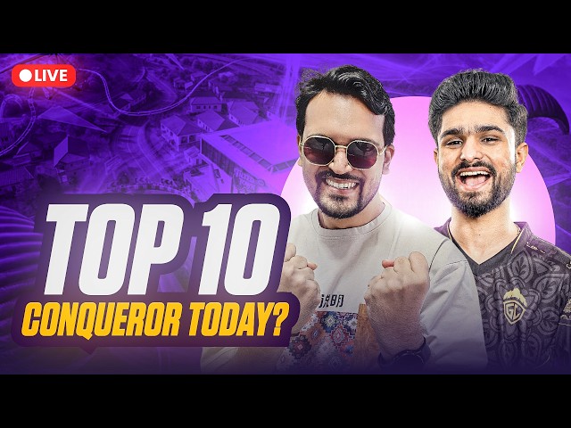 🔴LIVE - TOP 10 CONQEUROR - BGMI LIVE #bgmi #shortslive