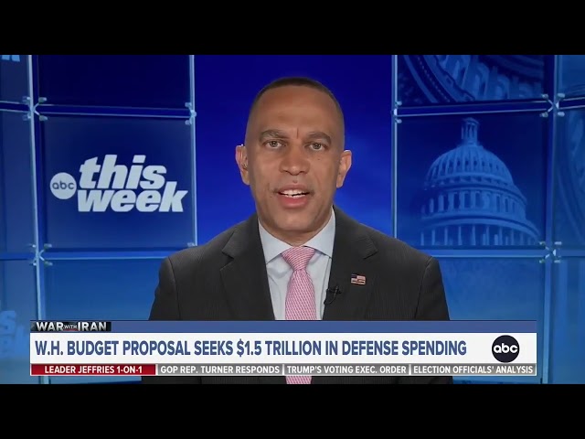Leader Jeffries on ABC's This Week