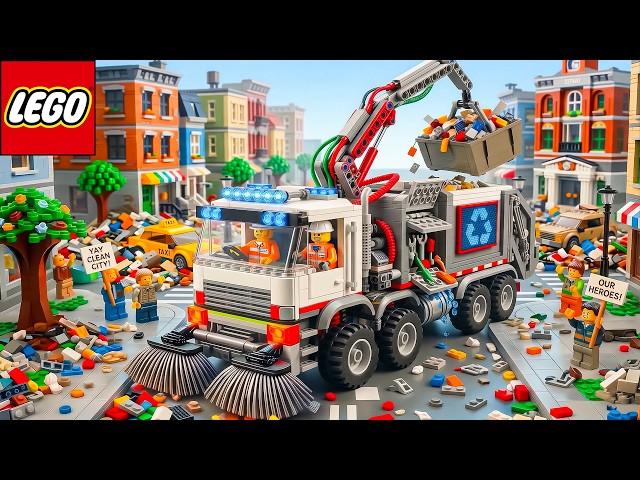 LEGO Automatic Cleaning Machine🎰 | LEGO Creative Toys