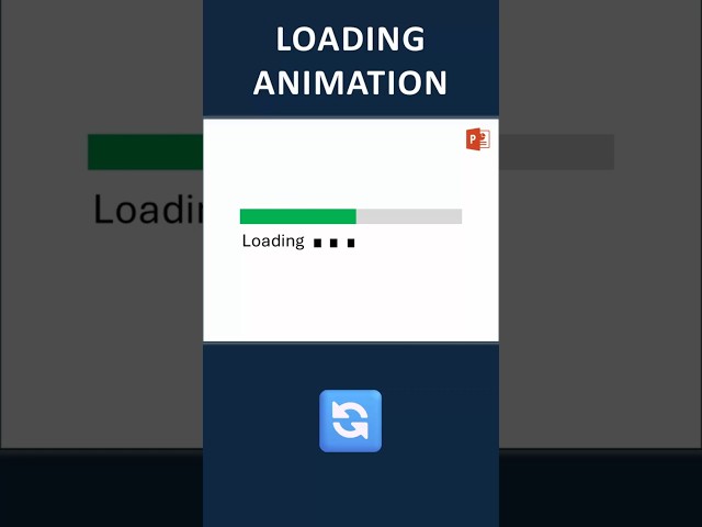 Loading Animation in PowerPoint  #powerpointanimation #powerpoint