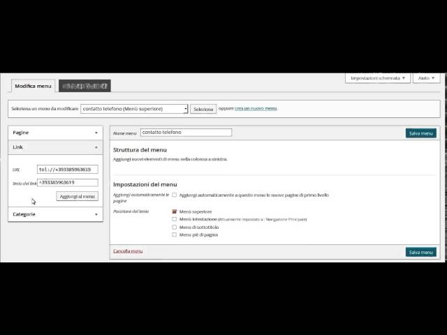 Mettere Nofollow i Links del Menu di WordPress