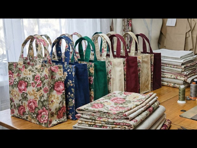 👜 The most popular DIY tote bag | I sew easily and quickly