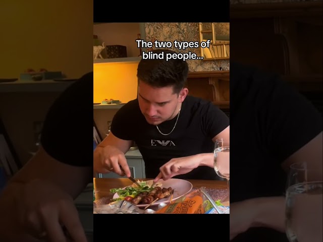 Types of blind people #shorts