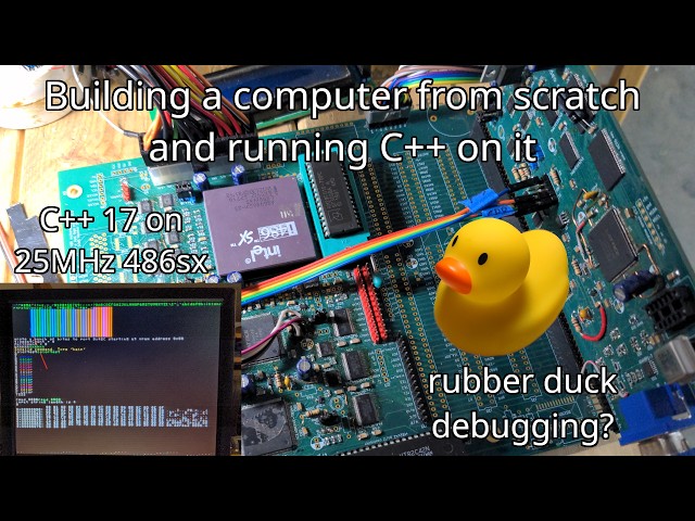 Building a computer from scratch and running C++ on it