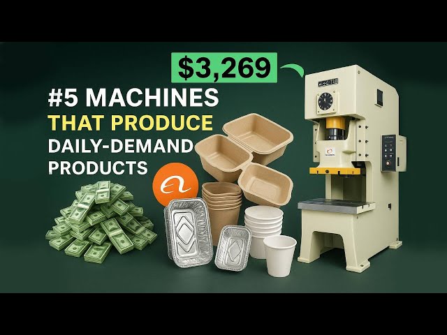 5 Machines That Make Daily-Use Products – No Experience Needed! | Part 1