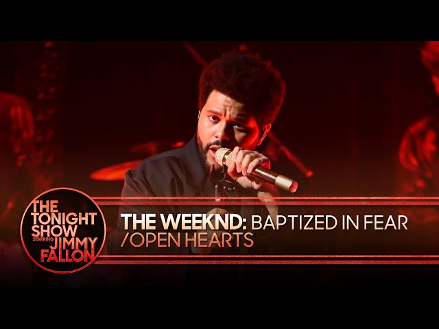 The Weeknd: Baptized In Fear/Open Hearts | The Tonight Show Starring Jimmy Fallon