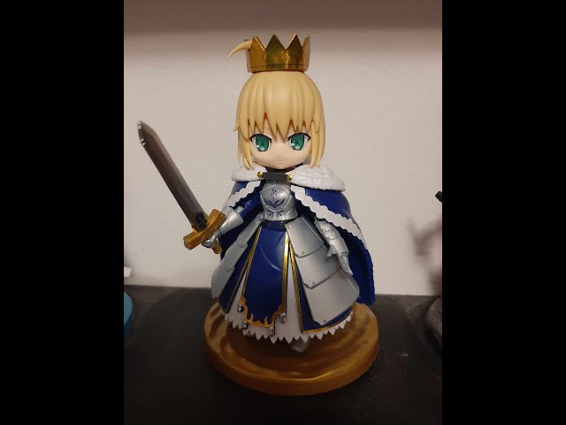 CHIBI MODEL KIT REVIEW - BANDAI'S PETITRIS SABER ALTRIA PENDRAGON