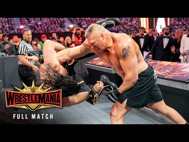 FULL MATCH: Brock Lesnar vs. Seth Rollins | Universal Title Match: WrestleMania 35