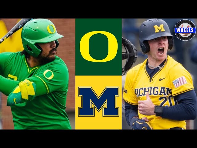 #15 Oregon vs Michigan (Great!) | Rubber Match | 2026 College Baseball Highlights