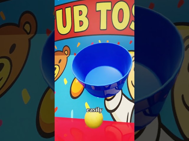 Trick To Win Tub Toss Every Time! 🥎 #shorts