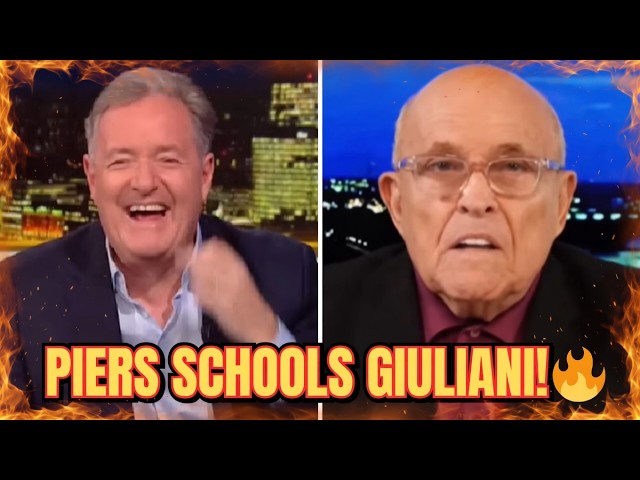 Piers Morgan CORRECTS Giuliani On Muslim Takeover of London!
