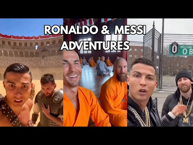 BEST RONALDO & MESSI ADVENTURES COMPILATION 🤣🇵🇹🇦🇷 (pt. 4)