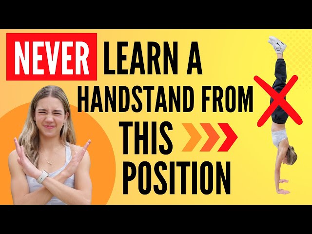 Handstand Tutorial (that will ACTUALLY help you HOLD it!)