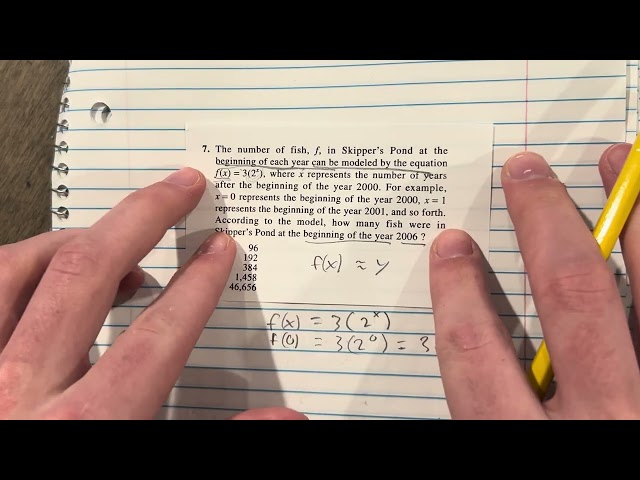 ACT MATH PREP - Problem 7 (2023 Practice Test)