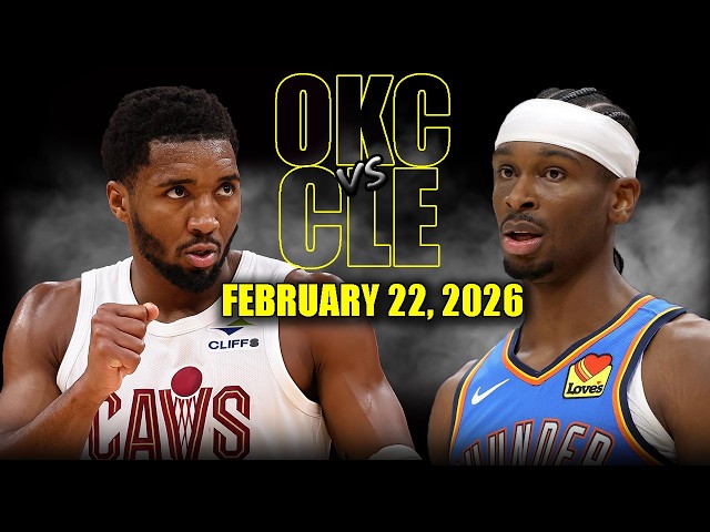 Oklahoma City Thunder vs Cleveland Cavaliers Full Game Highlights – February 22, 2026 | NBA Season