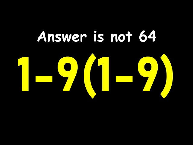 This Simple Math Problem Will Surprise You!