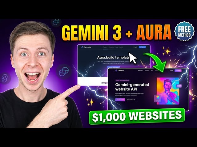 Build $1,000 Websites in Minutes with Gemini 3 & AI Studio (No Code!)
