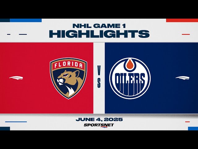 Stanley Cup Final Game 1 Highlights | Panthers vs. Oilers - June 4, 2025