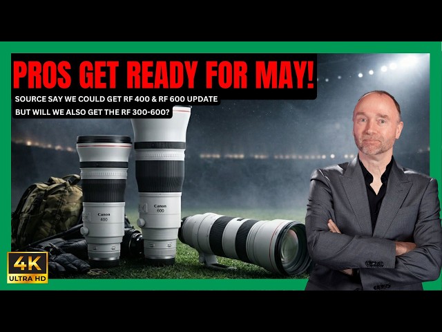 Professional photographers get ready for a big May!