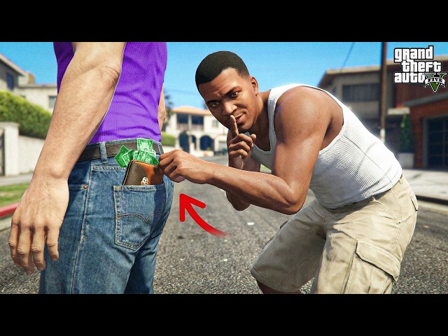 GTA 5 : Franklin Pranking Everyone On April Fool's Day In Gta 5 ! (GTA 5 Mods)