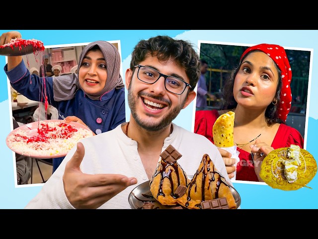 WEIRDEST INDIAN STREET FOOD 😵 | CARRYMINATI