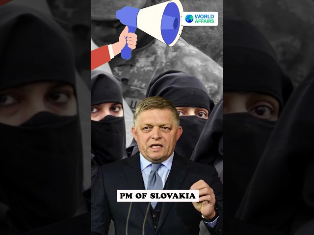Slovakia's PM shot and critically injured #shorts