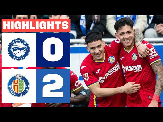 DEPORTIVO ALAVÉS 0 - 2 GETAFE CF | HIGHLIGHTS LALIGA EA SPORTS