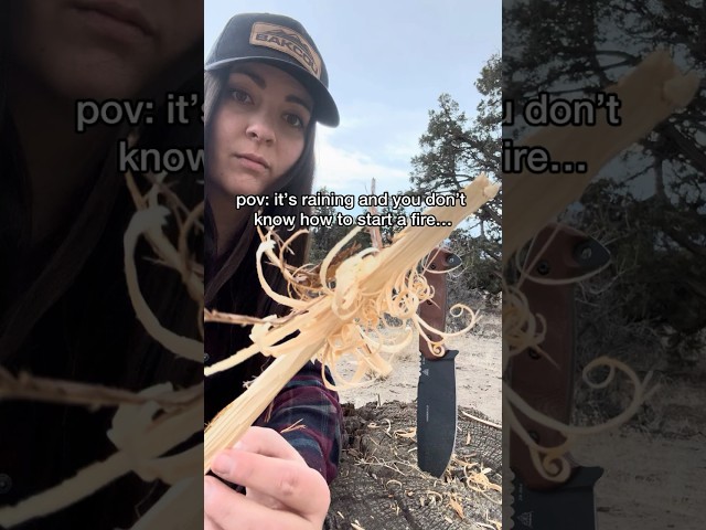 This skill could SAVE YOUR LIFE🔥#survival #survivalskills #bushcraft #outdoors #camping