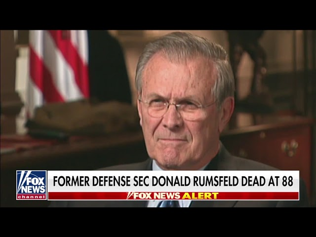 Remembering Secretary Rumsfeld