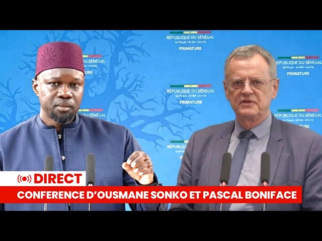 🔴 Direct • Conférence d’Ousmane Sonko et Pascal Boniface : Afrique à la conquête de sa souveraineté