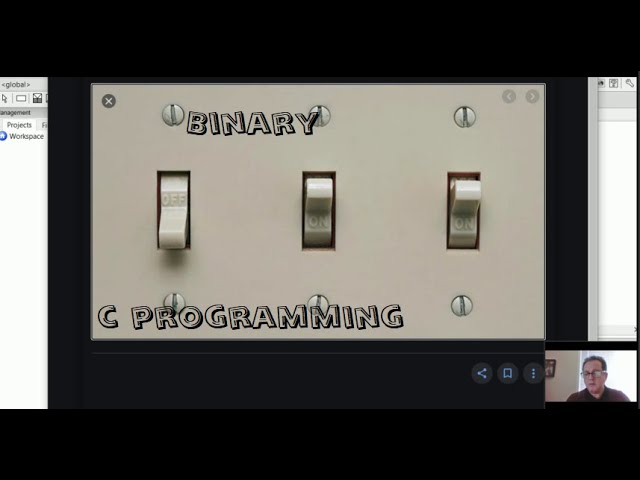 Learn binary and start C programming