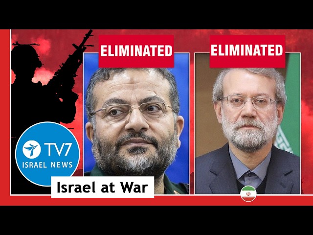 IAF eliminates Iran’s top commanders; Israel operates to achieve Iran’s freedom TV7 Israel - 17 Mar.