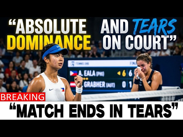 Alexandra Eala DOMINATES Julia Grabher — Emotional Match Ends in Tears!