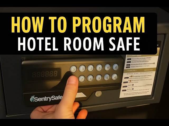 How to Set a Code on Your Hotel Room Safe (Sentry Safe Lock Guide)