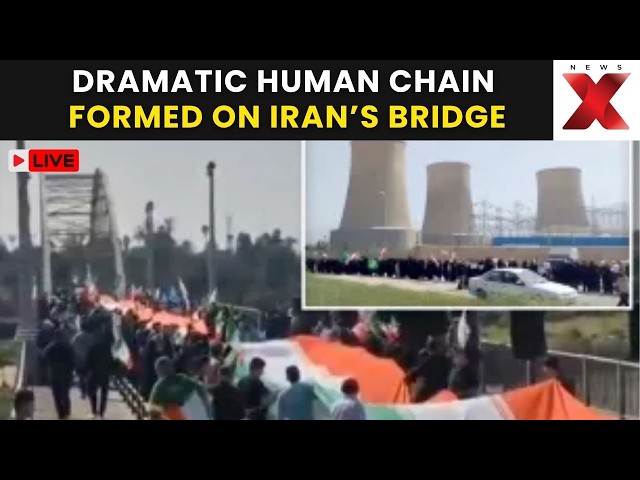 Trump's Iran Ceasefire LIVE: Dramatic Human Chains Formed on Iranian Bridge | NewsX
